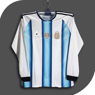 Picture of Argentina World Cup Jersey 2026 Thai Premium Football Jersey For Men - Long Sleeve - Argentina Jersey 2026