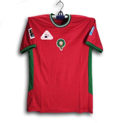 Picture of Morocco World Cup Jersey 2026 Thai Premium Football Jersey For Men - Half Sleeve t shirt - Morocco  Jersey 2026