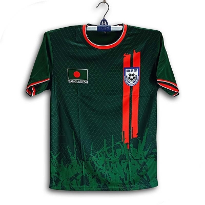 Picture of B-d Short Sleeve Football Jersey for Men - Half Sleeve - Bangladesh Fan Jersey