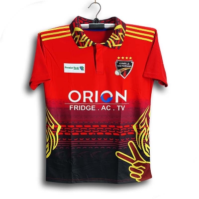 Picture of Cumilla Victorians Short Sleeve Polo Cricket Jersey For Man - Half Sleeve Collar Polo BPL Jersey - Comilla Jersey 2026/2027