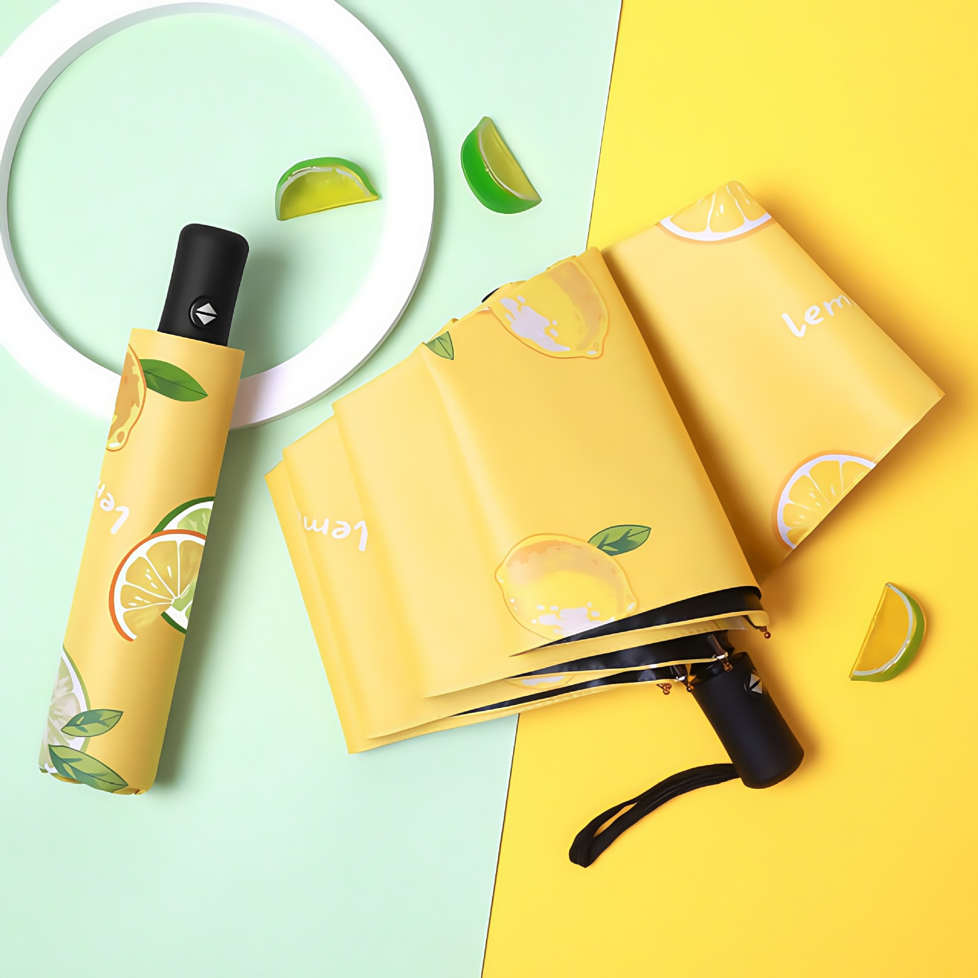 Picture of Fruit Print Bmw Umbrella 2:1 | Waterproof & Stylish for All-Weather Protection | Best Umbrella for Girls