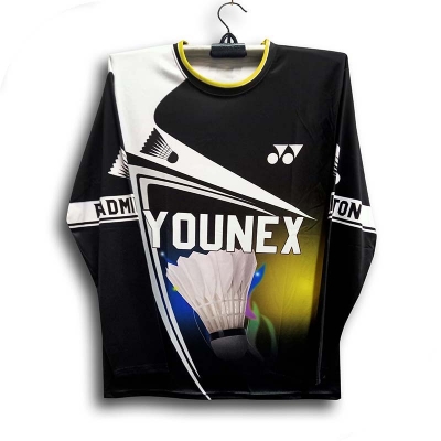 Picture of YOUNEX Full Sleeve Badminton Jersey For Men - winter jersey for men - Younex Jersey 2026-2027