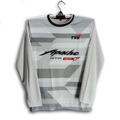 Picture of TVS Apache Full Sleeve Bike Jersey For Man - Long Sleeve - TVS Bike Jersey 2026-27