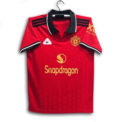 Picture of Man Thai Premium Football Jersey for Men - Half Sleeve Polo Collar Club t shirt - Man Jersey 2026