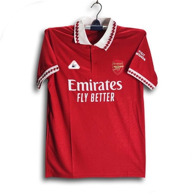 Picture of Arsenal Thai Premium Football Jersey For Man - Half Sleeve Collar Polo Club T Shirt - Arsenal Jersey 2026