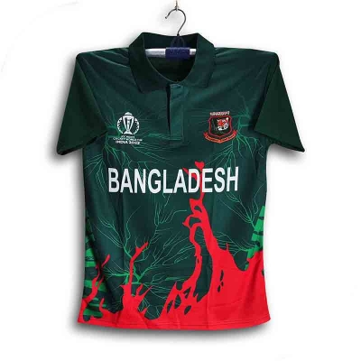 Picture of Bangladesh Cricket World Cup Jersey - Short Sleeve Collar Polo Jersey For Men - Bangladesh Cricket Jersey 2026