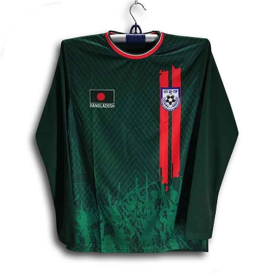 Picture of B-d Full sleeve Football Jersey for Man - Long Sleeve - Bangladesh Fan Jersey 2026-27