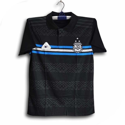 Picture of Argentina Short Sleeve Collar Football Jersey for Man - Short Sleeve Polo - Argentina Jersey 2026