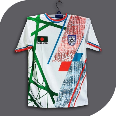 Picture of B-d Short Sleeve Football Jersey for Man - Half Sleeve - Bangladesh Fan Jersey
