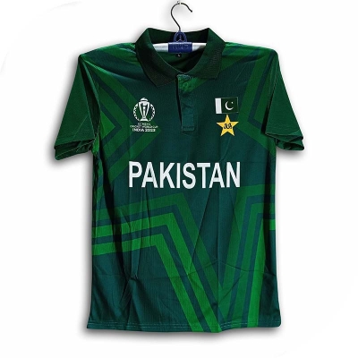Picture of Pakistan World Cup Jersey - Half Sleeve Collar Polo Cricket Jersey For Men - Pakistan Cricket Jersey 2026