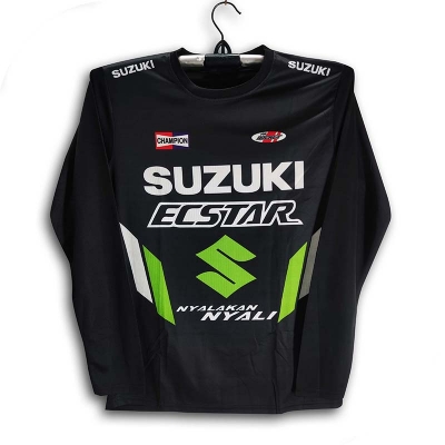 Picture of Suzuki Full Sleeve Bike Jersey For Man - Bike t shirt for man - Suzuki Bike Jersey 2026/27