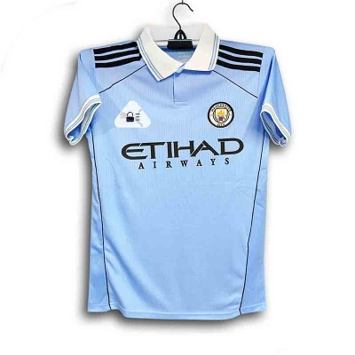 Picture of Manchester City Thai Premium Football Jersey For Man - Half Sleeve Collar Polo t shirt - Manchester City Jersey 2026