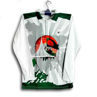 Picture of B-d Full Sleeve Collar Football Jersey for Man - Long Sleeve collar Polo t shier - Bangladesh Fan Jersey 2026/27