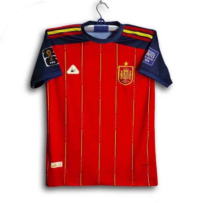Picture of Spain World Cup Jersey 2026 Thai Premium Football Jersey For Men - Half Sleeve Jersey - Spain Jersey 2026