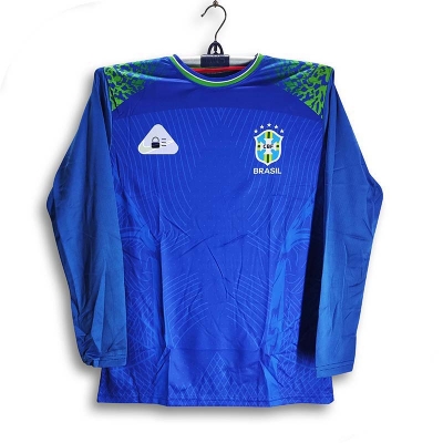 Picture of Brazil Full Sleeve World Cup Jersey For Man - Long Sleeve T Shirt - Brazil Football Jersey 2026