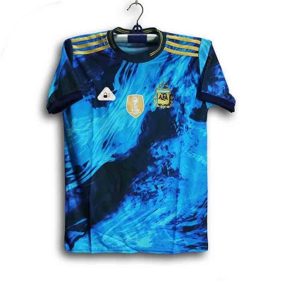 Picture of Argentina World Cup Jersey 2026 Thai Premium Football Jersey For Men - Half Sleeve t shirt - Argentina Jersey 2026