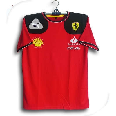 Picture of Ferrari Team Short Sleeve T Shirt For Man - Half Sleeve t shirt - Ferrari Jersey 2026