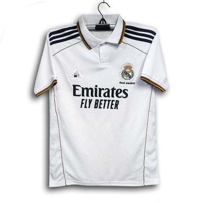 Picture of Real Madrid Thai Premium Football Jersey For Men - Half Sleeve Collar Polo Club T shirt - Real Madrid Jersey 2026