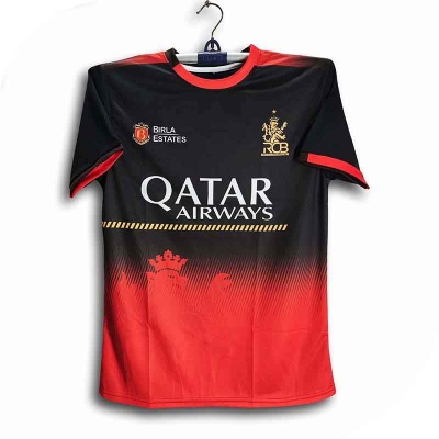 Picture of Royal Challengers Bangalore Short Sleeve IPL Cricket Jersey For Men - RCB IPL Jersey - RCB Cricket Jersey 2025/2026