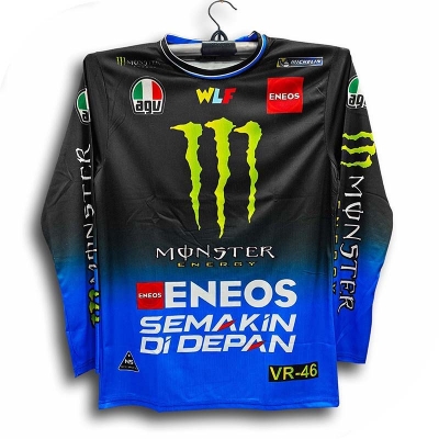 Picture of Monster Full Sleeve Bike Jersey For Men - Monster Premium Jersey - Monster Bike Jersey