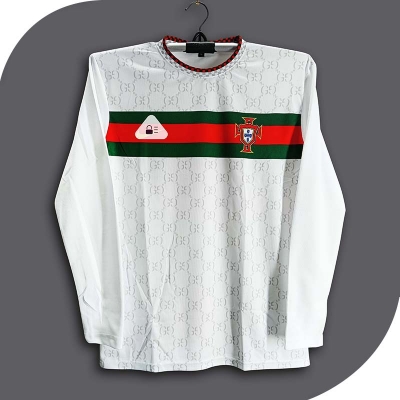 Picture of Portugal Full sleeve Football Jersey For Man - Portugal Long Sleeve T Shirt - Portugal Football Jersey