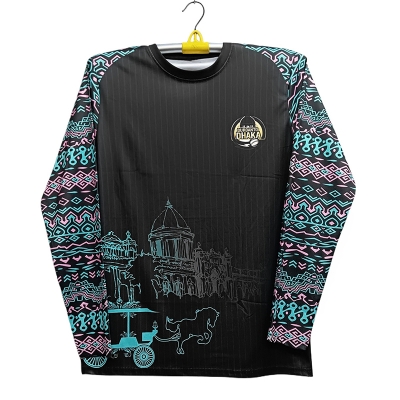 Picture of Durdanto Dhaka Training Jersey For Man - Full Sleeve BPL Cricket For Man - Dhaka BPL Jersey 2026