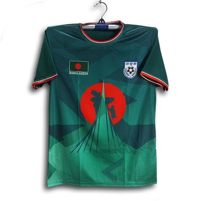 Picture of B-D Short Sleeve Football Jersey For Men - Half Sleeve T Shirt - Bangladesh Fan Jersey 2026