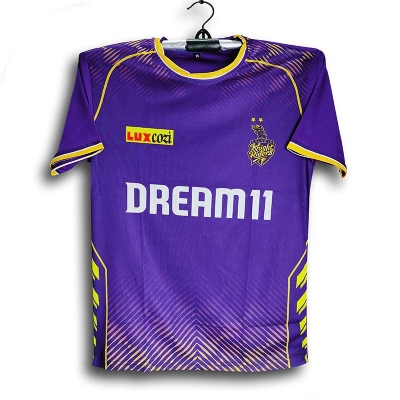 Picture of Kolkata Knight Riders Short Sleeve IPL Cricket Jersey For Men - Half Sleeve Jersey - KKR Jersey 2026