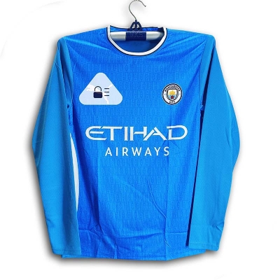 Picture of Manchester City Full Sleeve Football Jersey For Men - Long Sleeve t shirt - Manchester City Jersey 2026