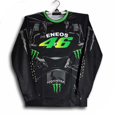 Picture of Monster 46 Full Sleeve Bike Jersey For Men - 4prt Bike T Shirt - Monster 46 Jersey 2026/27