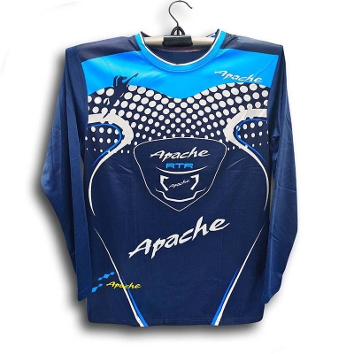 Picture of Apache Full Sleeve Bike Jersey For Man - Bike T Shirt For Man - Apache Bike Jersey