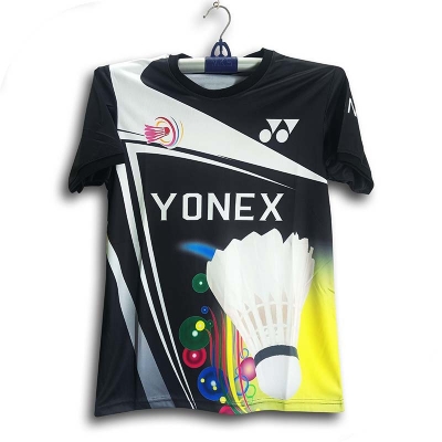 Picture of YOUNEX Short Sleeve Premium Badminton Jersey For Men - Half Sleeve - Yonex Jersey 2026/27