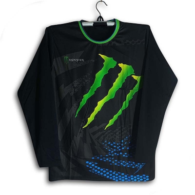 Picture of Monster Full Sleeve Bike Jersey For Men -Bike Jersey - Monster Bike Jersey 2026-27