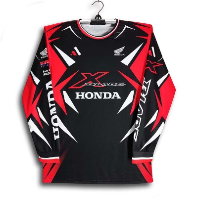 Picture of Honda X Blade Full Sleeve Bike Jersey For Men - Honda Bike T Shirt - Honda Jersey 2026-27