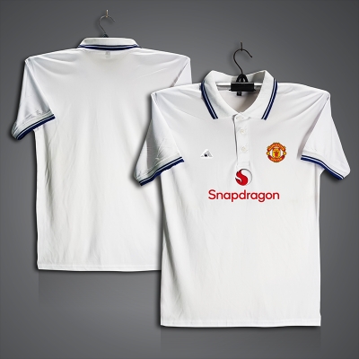 Picture of Manchester United Football Jersey For Men - Half Sleeve Collar Polo t shirt - Manchester United Fan Jersey