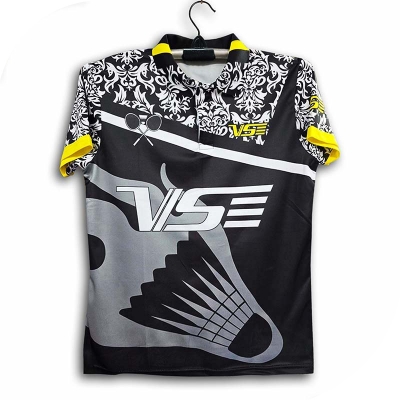 Picture of VS Short Sleeve Polo Thai Premium Badminton Jersey For Men - Winter & Bike Jersey - VS Jersey 2026