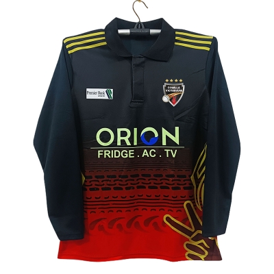 Picture of Comilla Victorians BPL Polo Cricket Jersey For Man - Long Sleeve Collar Polo BPL Jersey - Comilla Jersey 2026