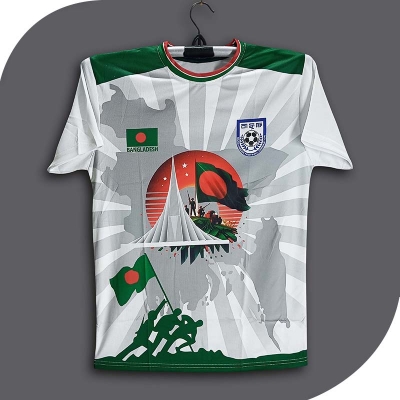 Picture of B-d Short Sleeve Football Jersey for Man - Half Sleeve - Bangladesh Fan Jersey