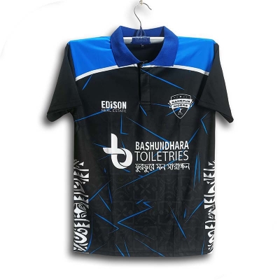 Picture of Rangpur Rangers Short Sleeve BPL Cricket Jersey For Men - Half Sleeve Collar Polo BPL Jersey - Rangpur Jersey 2026