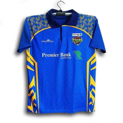 Picture of Khulna Tigers Short Sleeve Collar Polo Jersey For Men - BPL Polo Jersey - Khulna BPL Jersey 2024-2025