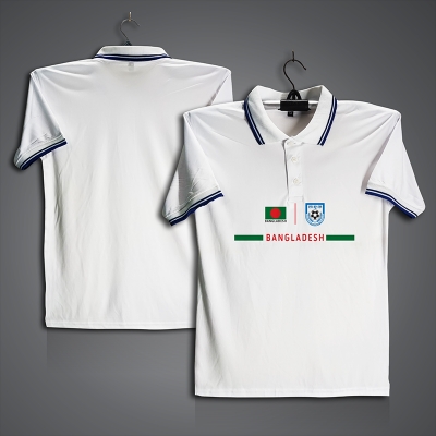 Picture of Banglades Football Jersey For Men - Half Sleeve Collar Polo t shirt - Banglades Fan Jersey