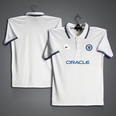 Picture of Chelsea Football Jersey For Men - Half Sleeve Collar Polo t shirt - Chelsea Fan Jersey