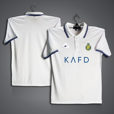 Picture of Al-Nassr Football Jersey For Men - Half Sleeve Collar Polo t shirt - Al-Nassr Fan Jersey