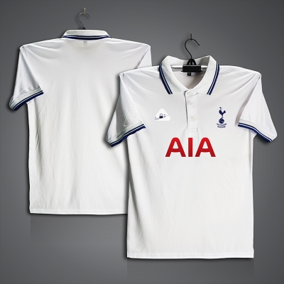 Picture of Tottenham Football Jersey For Men - Half Sleeve Collar Polo t shirt - Tottenham Fan Jersey