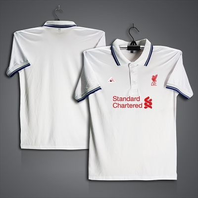 Picture of Liverpool Football Jersey For Men - Half Sleeve Collar Polo t shirt - Liverpool Fan Jersey