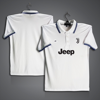 Picture of Juventus Football Jersey For Men - Half Sleeve Collar Polo t shirt - Juventus Fan Jersey
