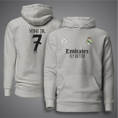 Picture of Real Madrid Football Hudi For Man - Vini JR 7 Premium Hoodies For Man - Real Madrid Hoodie