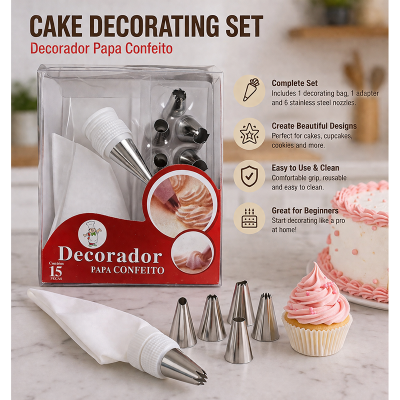 Picture of Cake Decorating Set/ Decorador Papa Confeito/Cake decorating tools