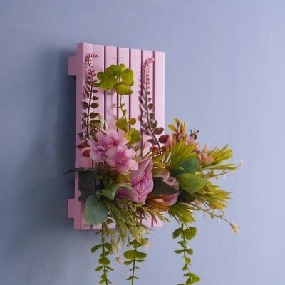 Picture of REGAL Wall Hanging Flower-Pink Craft Items-HDC-3046