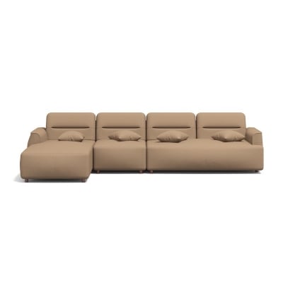 Picture of REGAL Wooden Sofa- Havena SDC-3126-3-1-20 (L SHAPE SOFA SET) (Fabric 2150)